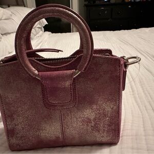 Violet Metallic HOBO brand Heidi Mini Satchel